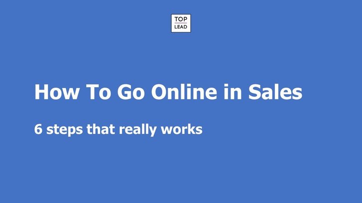 6 Necessary Steps to Go Online