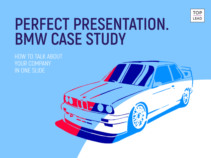 How to Talk About Your Company in One Slide — an Example From BMW