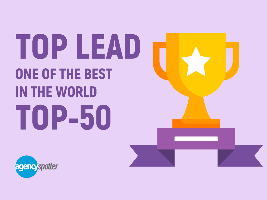 Top Lead became one of the 50 best content marketing agencies in the world!